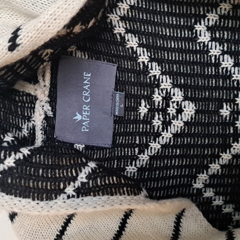 Abstract Hooded Cardigan - Picture 4 of 5